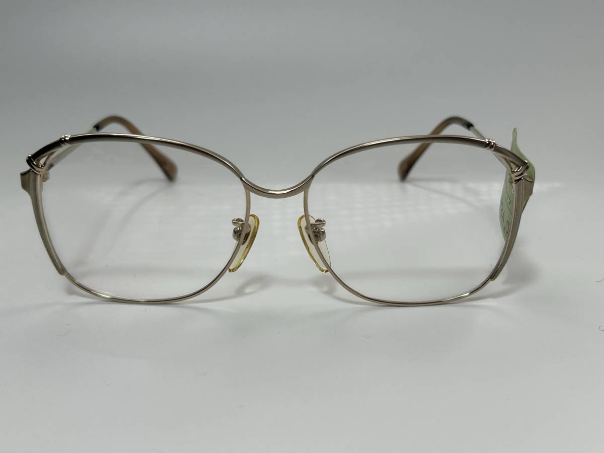 未使用 VINTAGE【PEERAGE 601 JAPAN】めがね 眼鏡 ゴールド サングラス ヴィンテージ デッドストック 55拍卖
