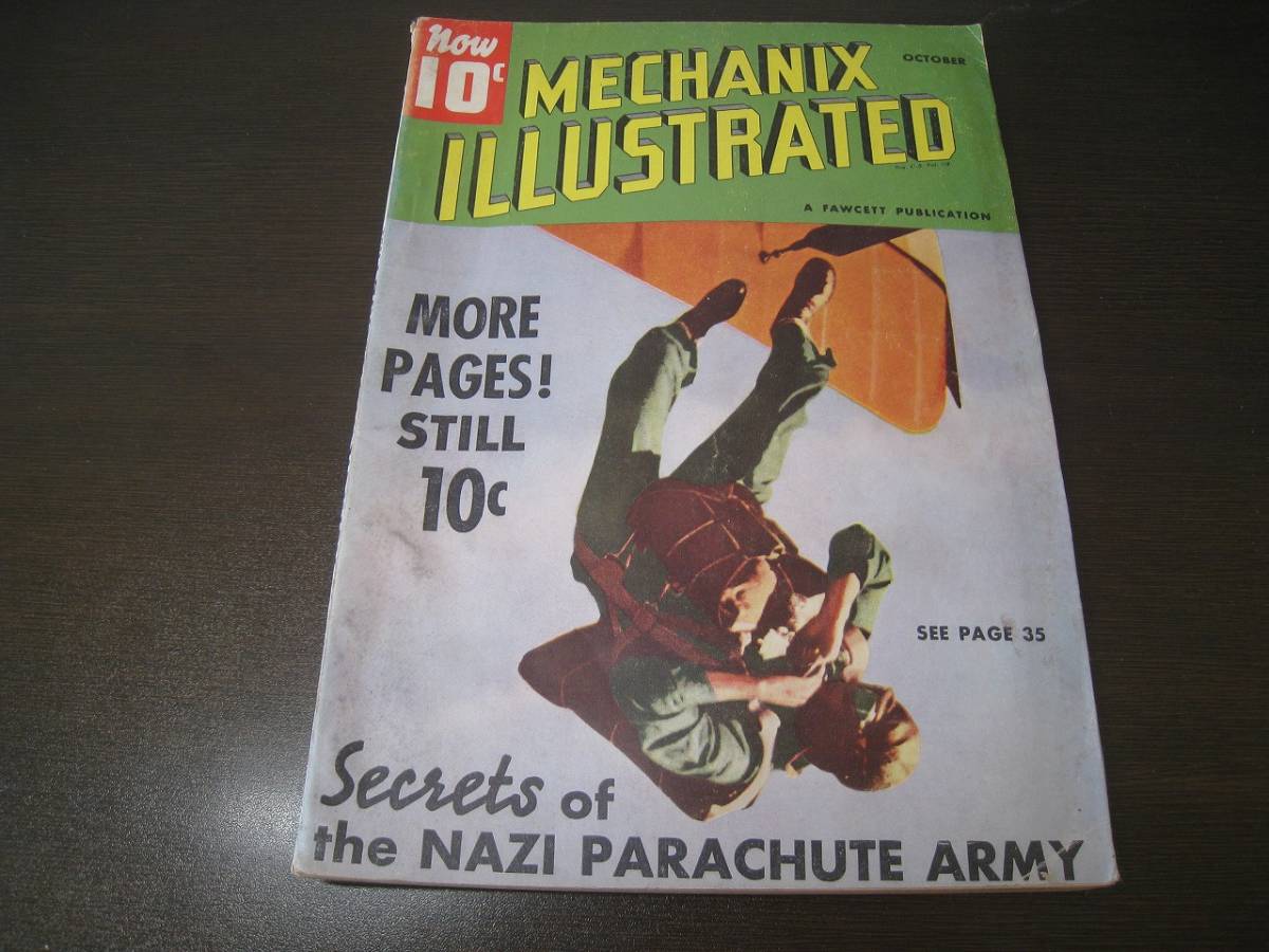 ★【洋書】メカニクス・イラストレーテッド 1940/10 特集:ナチ・パラシュート部隊の秘密 飛行機・船・電車 【ゆうメール送料無料】 Z6296拍卖