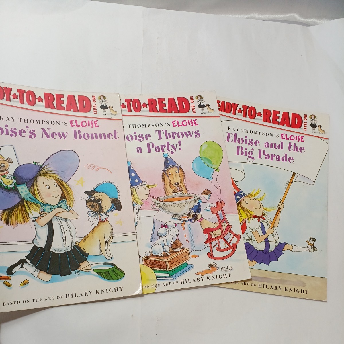 zaa-488♪Ready-to-Read Level 1 (Eloise)Eloise Throws a Party! /Eloise and the Big Parade/Eloise`s New Bonnet 3冊セット拍卖