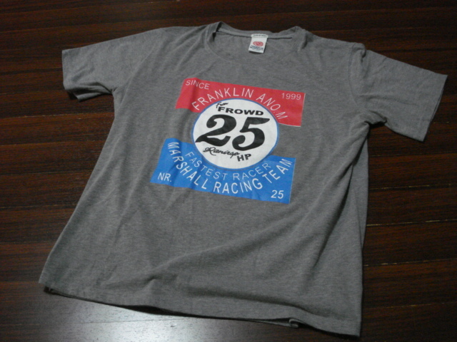 送料無料☆FRANKLIN MARSHALLデカロゴ半袖Tシャツ/メンズ/グレー/XXL/フランクリンマーシャル拍卖