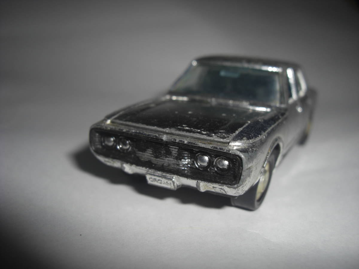 Qn406 絶版品トミカ ダンディ 日本製 ニュークラウン 銀メッキ vintage TOMICA made in japan toyota NEW CROWN silver 1/49拍卖