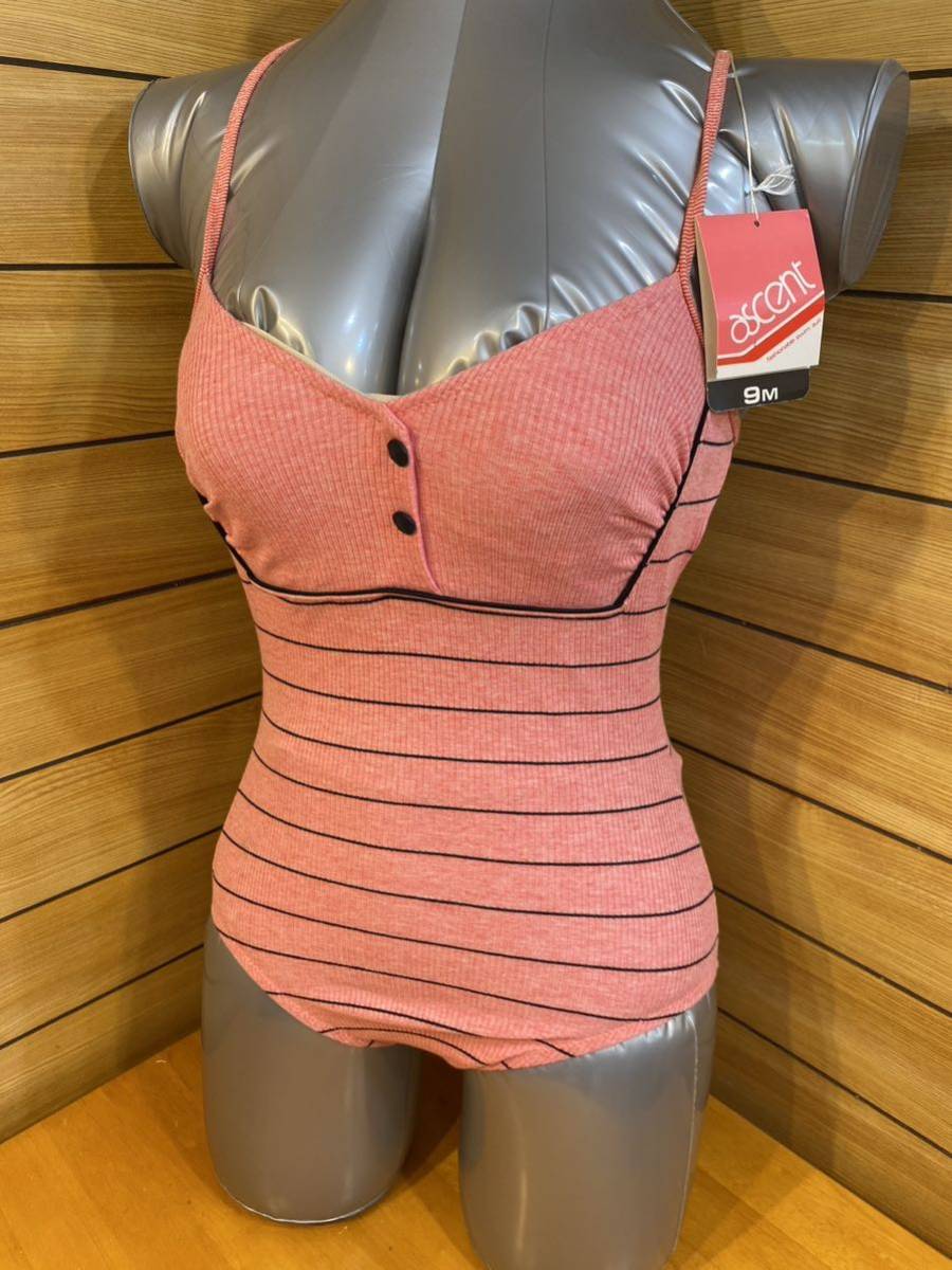 新品! ワンピース 水着 Mサイズ ピンク タグ付き拍卖