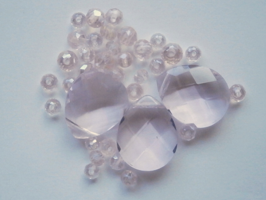 ガラスビーズ★シズク★タイプ D★ピンク系★B拍卖