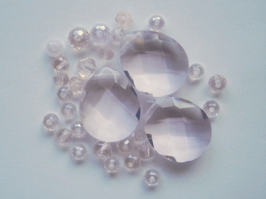 ガラスビーズ★シズク★タイプ D★ピンク系★E拍卖