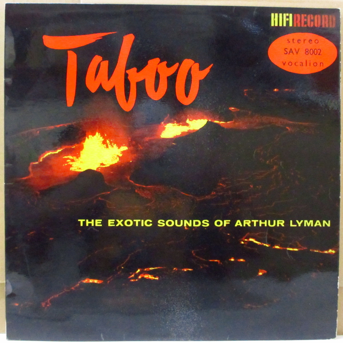 ARTHUR LYMAN-Taboo ! (UK '68 再発ステレオ LP/両面コーティング折り返しジャケ)拍卖