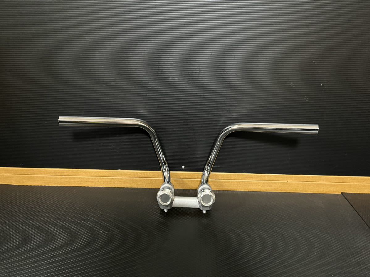 モンキー 純正? 新品!! くるくる ハンドル アルミビレッドノブ カスタム! タケガワ 武川 ゴリラ ダックス ヨシムラ オーバー キタコRPM拍卖
