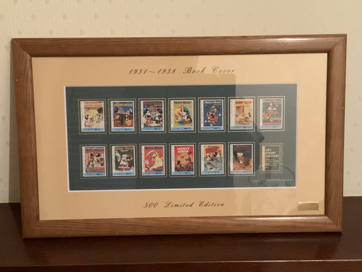 ◇ ディズニー 1931年〜1938年 アートスタンプ 限定500個 ◇ お部屋のインテリアに如何でしょうか?拍卖