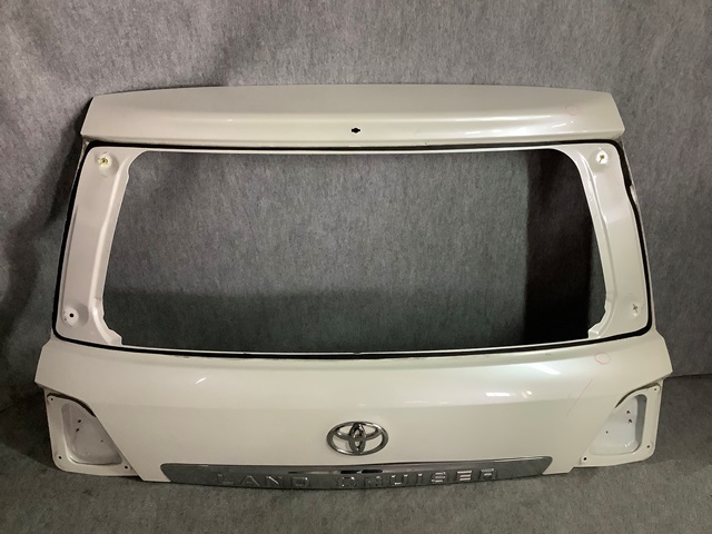 A1432-壁置き ランドクルーザー URJ202W リア ゲート パール ☆拍卖