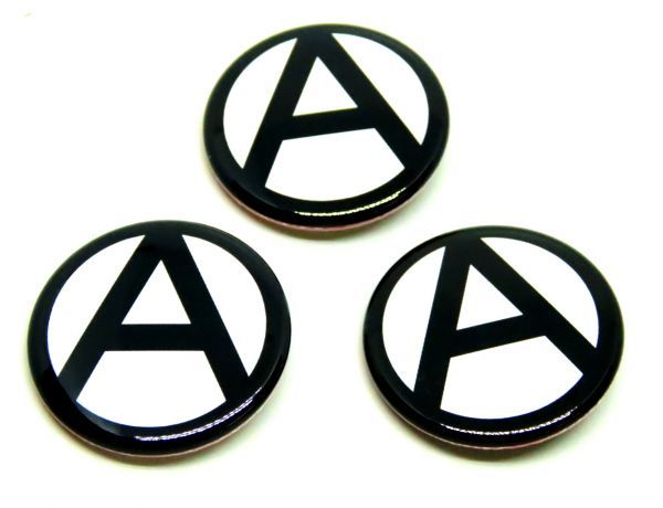 アナーキーマーク 缶バッジ 中 3個セット PUNK パンク ロック 無政府主義 グッズ拍卖