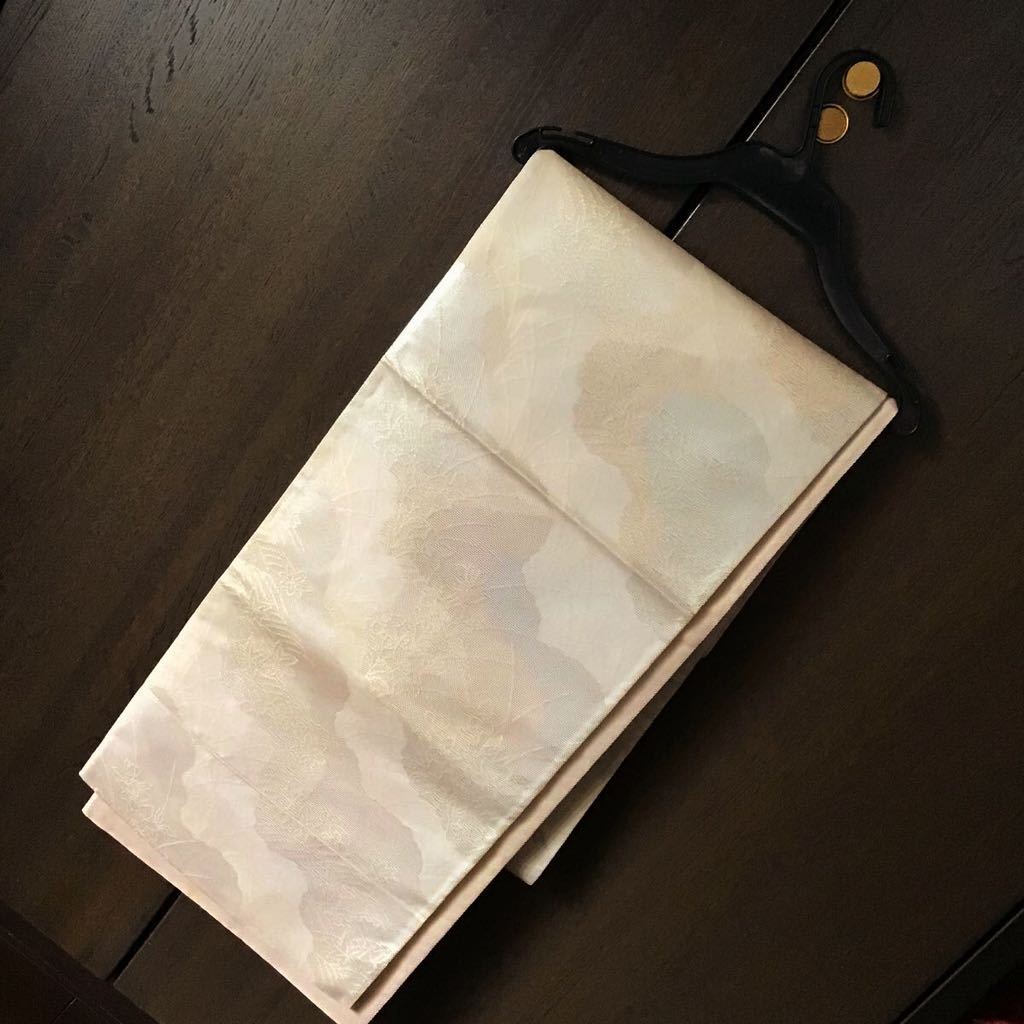 夏帯♪1回使用♪袋帯♪凄く素敵♪定形外♪正絹?拍卖