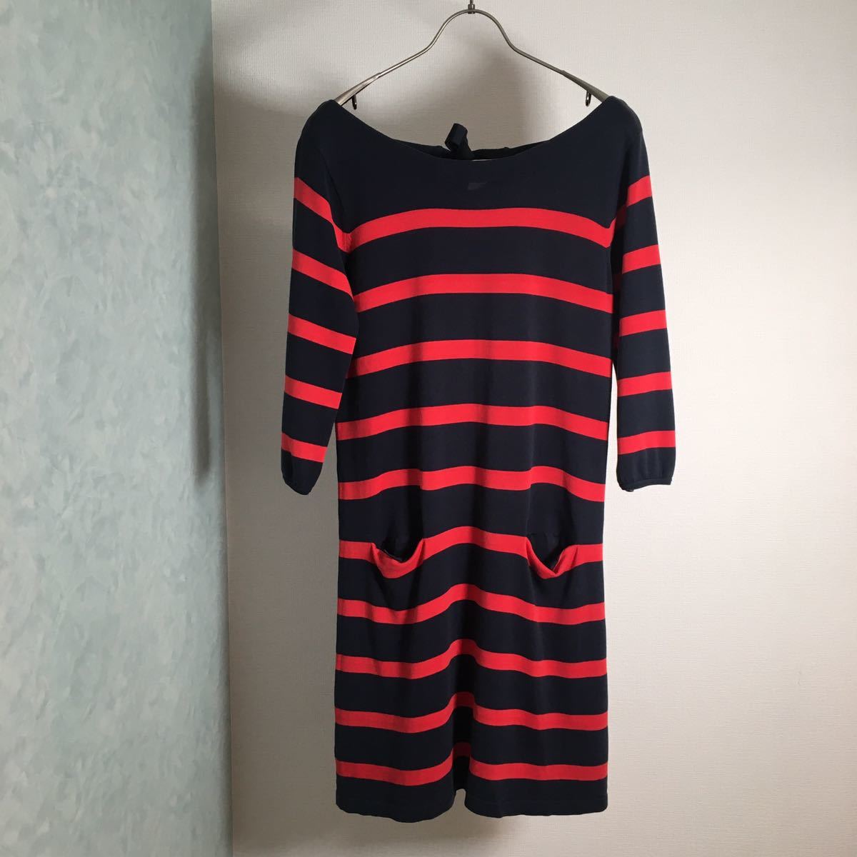 組曲kumikyoku ポロワンピース コットンワンピース カットソー拍卖