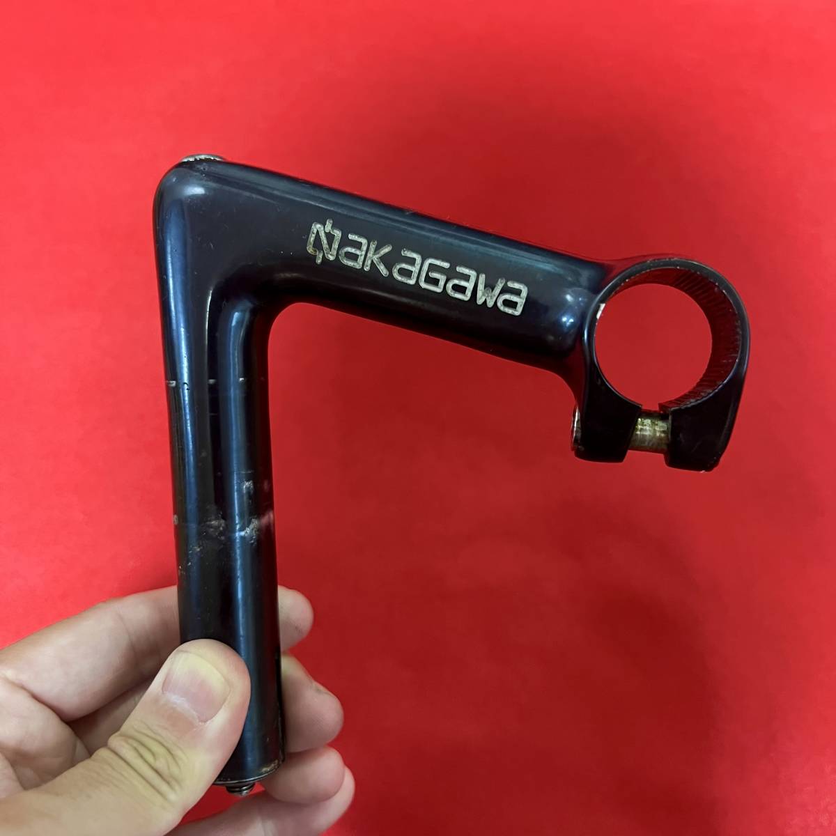 レア NAKAGAWA 刻印入り ナカガワ Cinelli チネリ 1A ステム ブラック 105mm ケルビム cherubim拍卖
