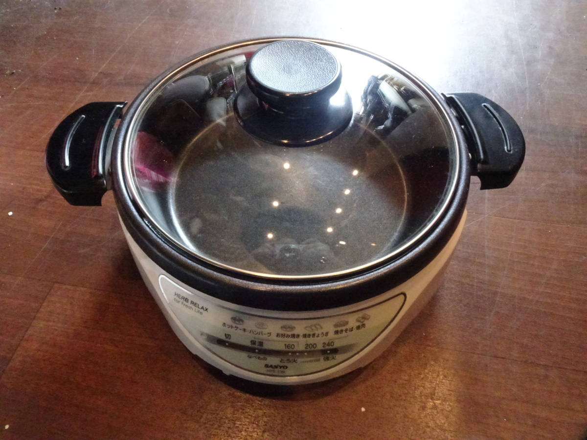 ★中古 サンヨー クックプレート グリルパン HPS-T39 調理器具 外箱あり拍卖