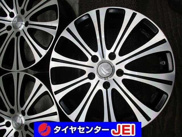 17インチ BEO 7J+36 114.3 中古アルミホイール【4本セット】送料無料(A17-4484)拍卖