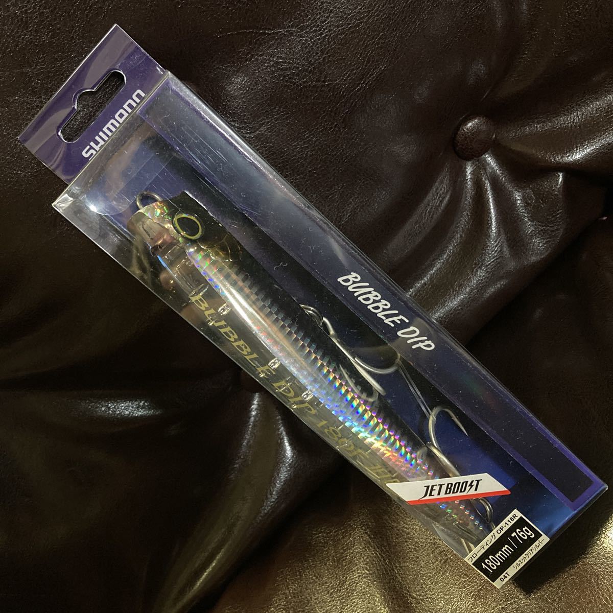 180F バブルディップ 新品 シルエットクリアシルバー シマノ トップ ダイビング ポッパー キャスティング ヒラマサ ブリ 青物 マグロ拍卖