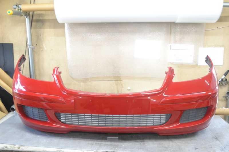 ベンツ A170 右ハンドル 前期(169032) 純正 破損無 取付OK フロント バンパー エネルギー付 赤 589U / A 169 885 00 23 k074758拍卖