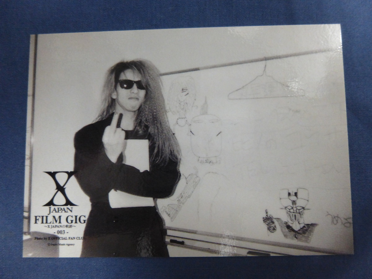 〇 X JAPAN トレカ 003 YOSHIKI FILM GIG ~X JAPANの軌跡~拍卖