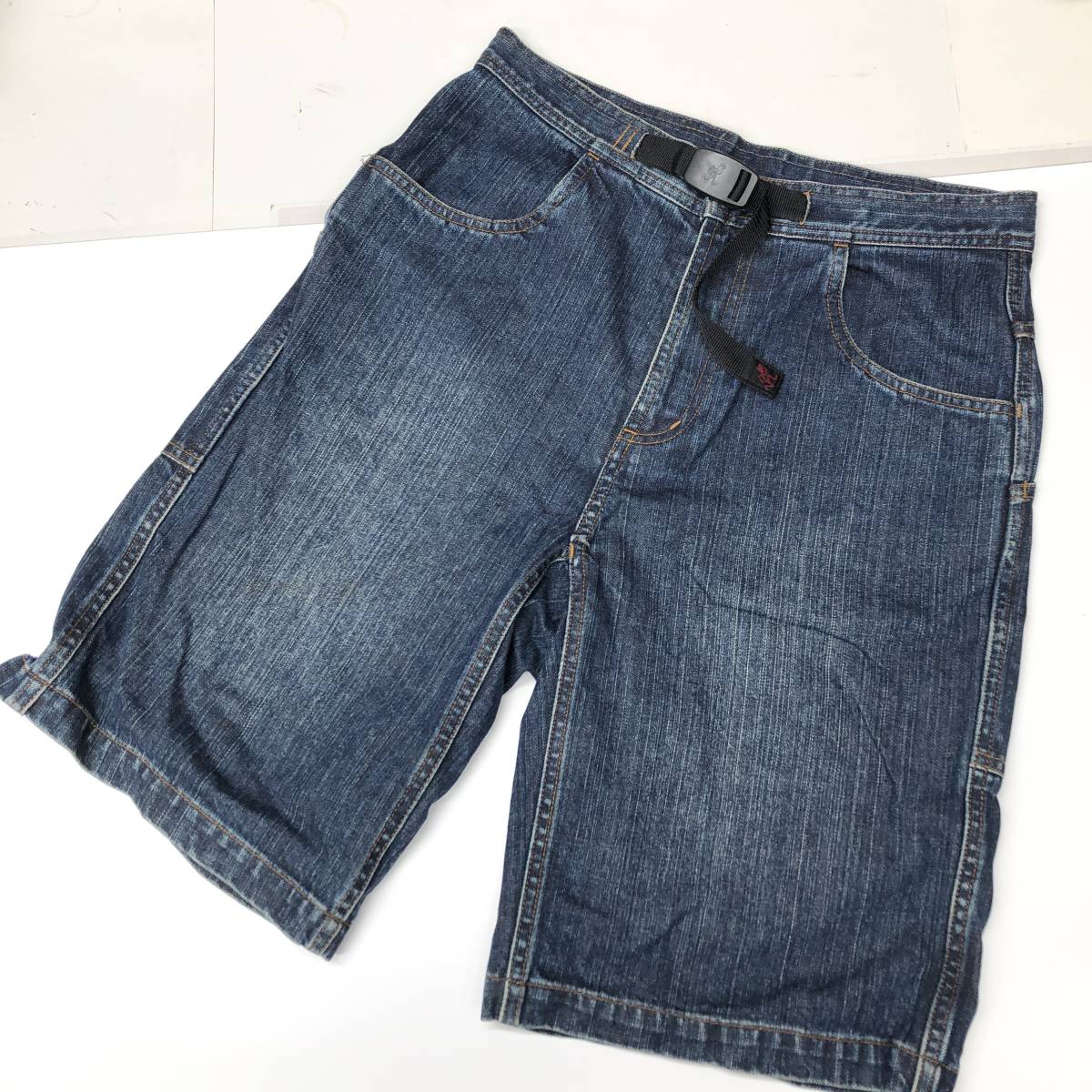 グラミチ Gramicci デニムハーフパンツ Sサイズ GKH-S809拍卖