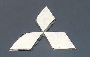 ランエボCZ4Aランサーエボリューション7415A111リアエンブレム三菱リヤエンブレム スリーダイヤ純正マーク リア ランサー エボリューション拍卖