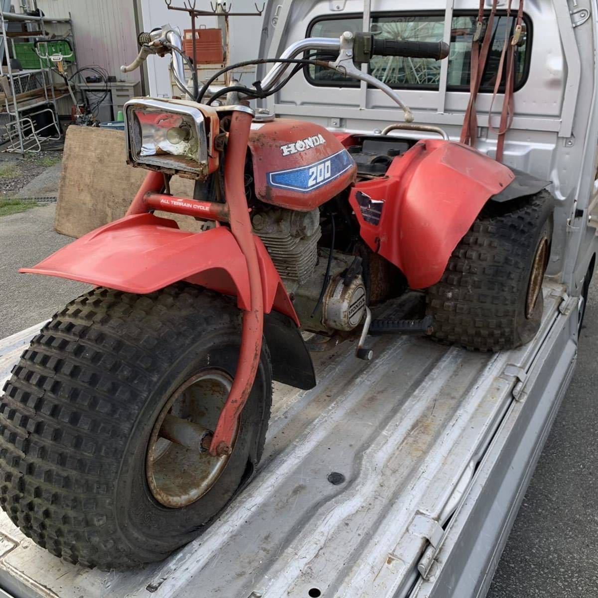 23082702 HONDA/ホンダ/希少/ATC200/ATC110/ATC70/ダックス/ST50/ST70/モンキー/ゴリラ/書無/鍵無/わかる方/JUNK/引取り限定拍卖