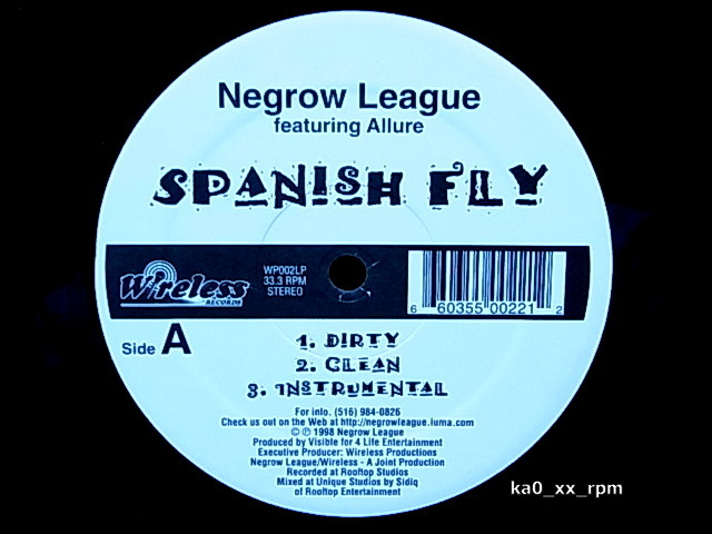 ★☆Negrow League Feat. Allure「Spanish Fly」☆★5点以上で送料無料!!!拍卖