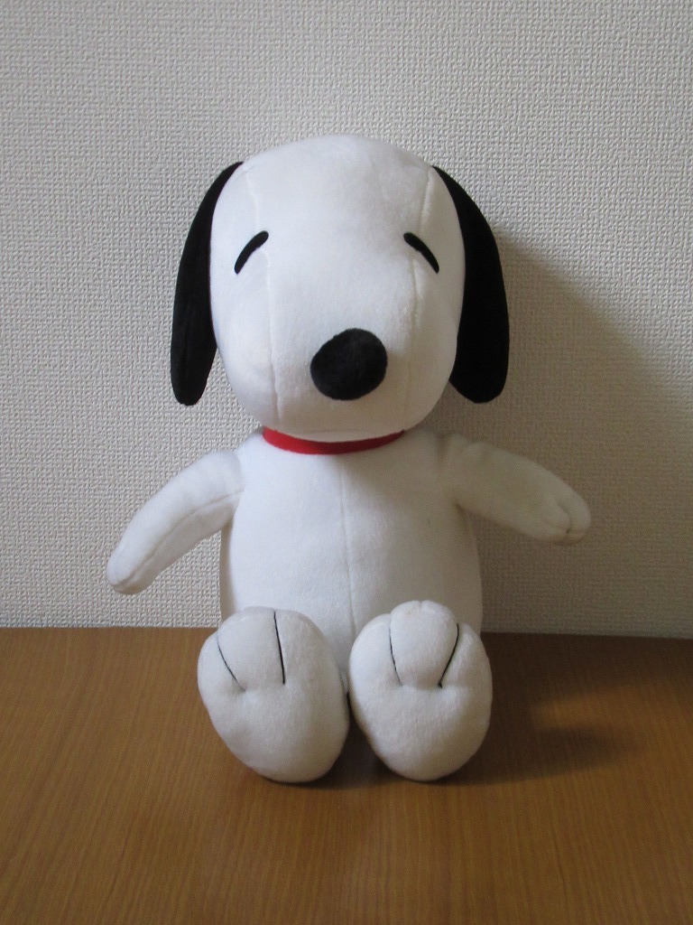 【23-42】スヌーピー お座り ぬいぐるみ 約35cm 中古拍卖