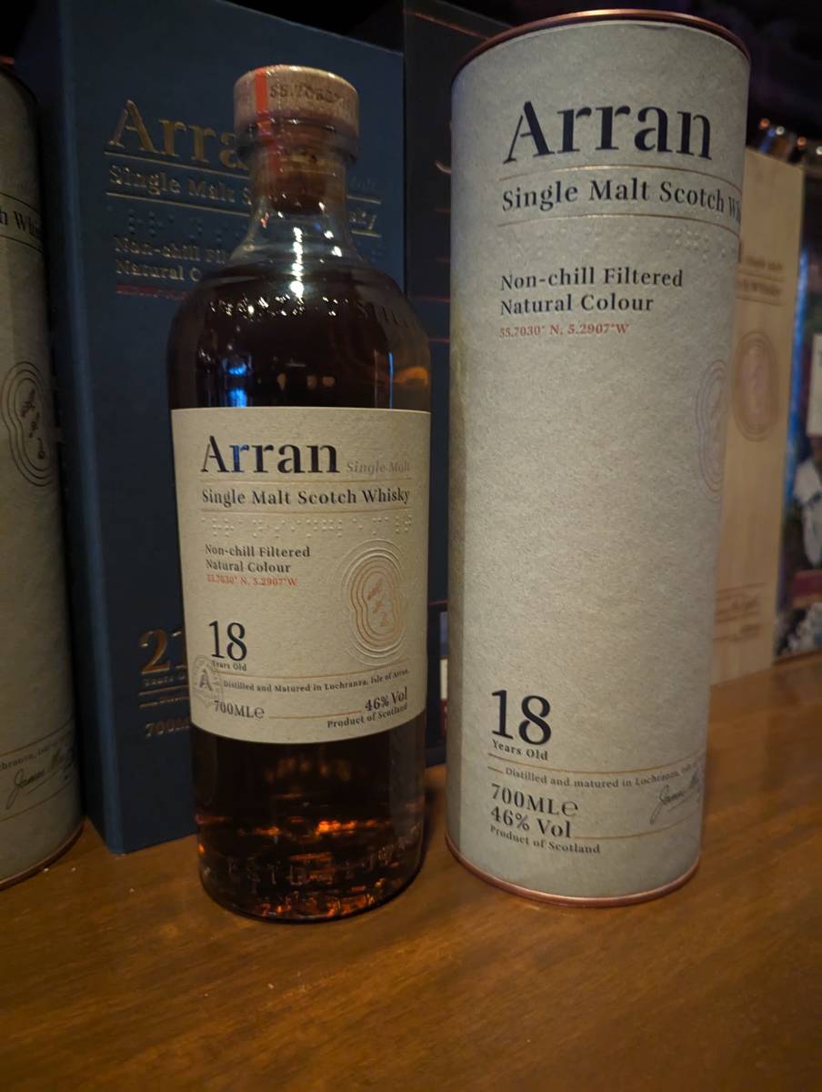 ウイスキー アラン18年 新品 箱付き拍卖
