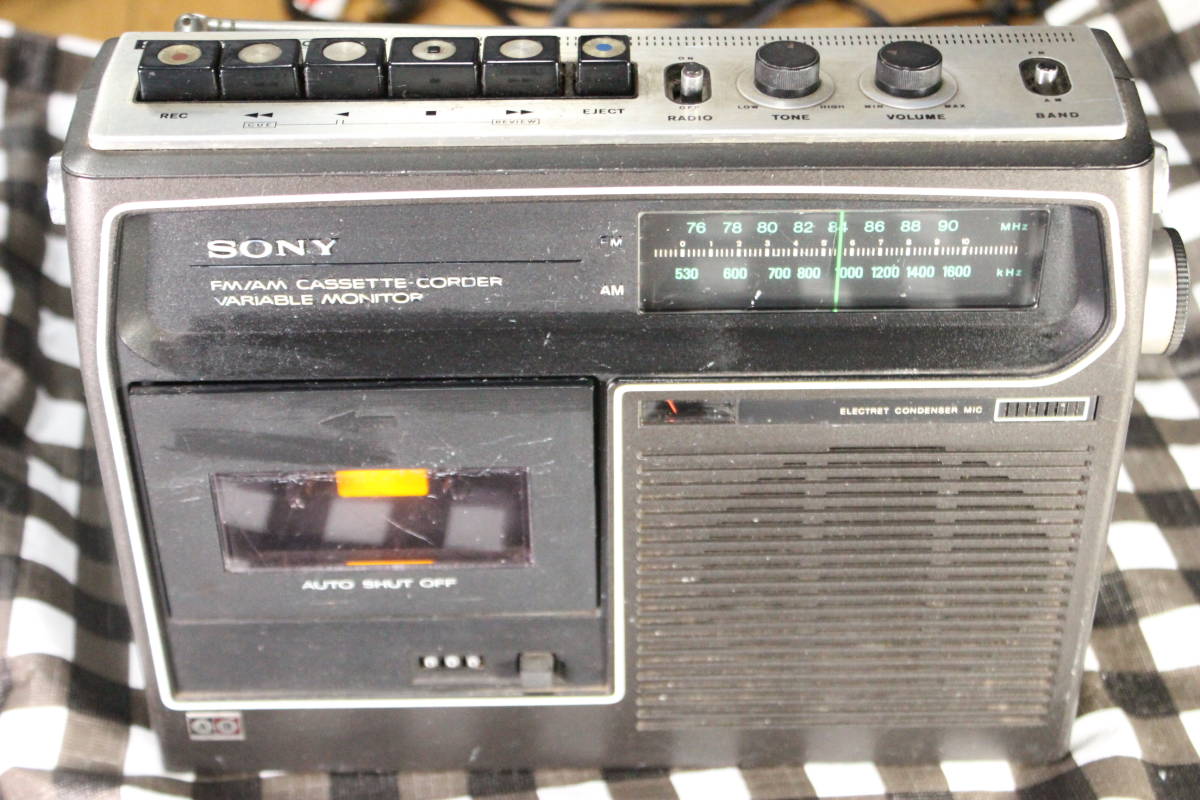 【昭和レトロ】ソニーCF-1600 レトロなラジカセ k64拍卖