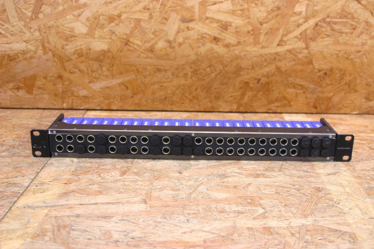 ◎CANARE・DVJ-W / 75Ωビデオパッチ盤/パッチベイ・26穴・カナレ 現状品◎【Z561】拍卖