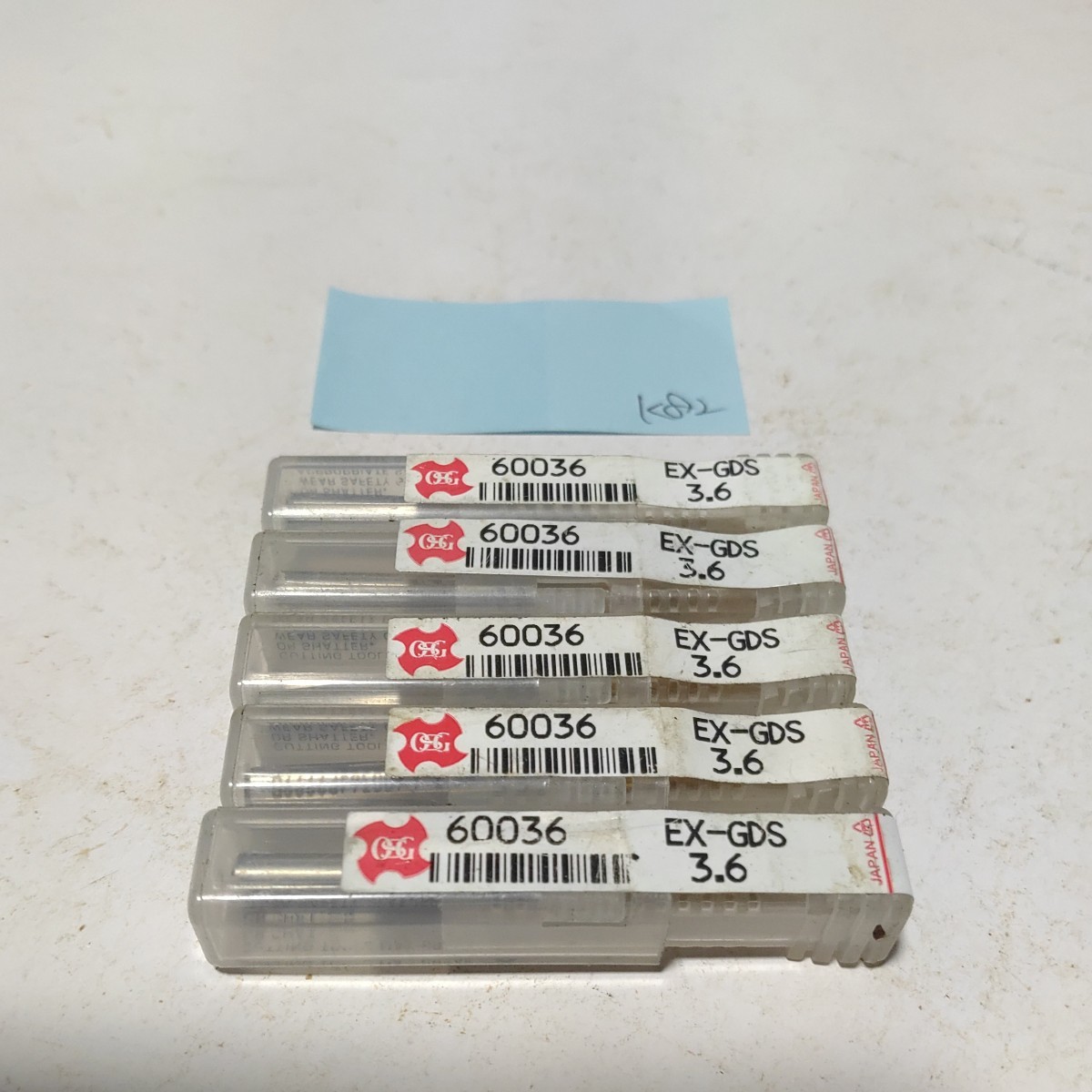 k82 未使用 OSG ゴールドドリル EX-GDS Φ3.6 5本セット拍卖