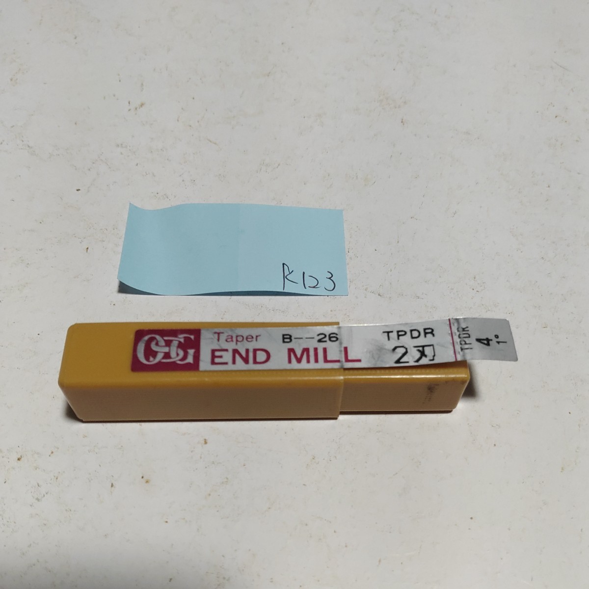 k123 開封済未使用 OSG テーパーエンドミル TPDR Φ4×1° 2枚刃拍卖
