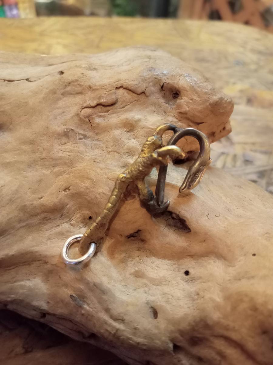 真鍮,全金,イーグル爪,シルバー925イーグルフック,細角太角チェーン,カスタムパーツ,留具拍卖