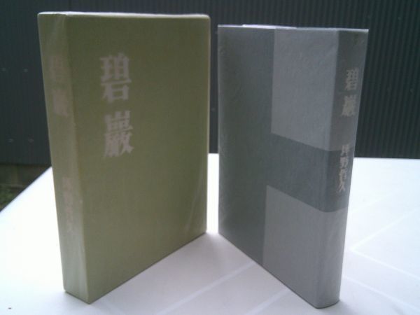 坪野哲久『歌集 碧巌』タイガー・プロ 昭和46年初版函 美本拍卖