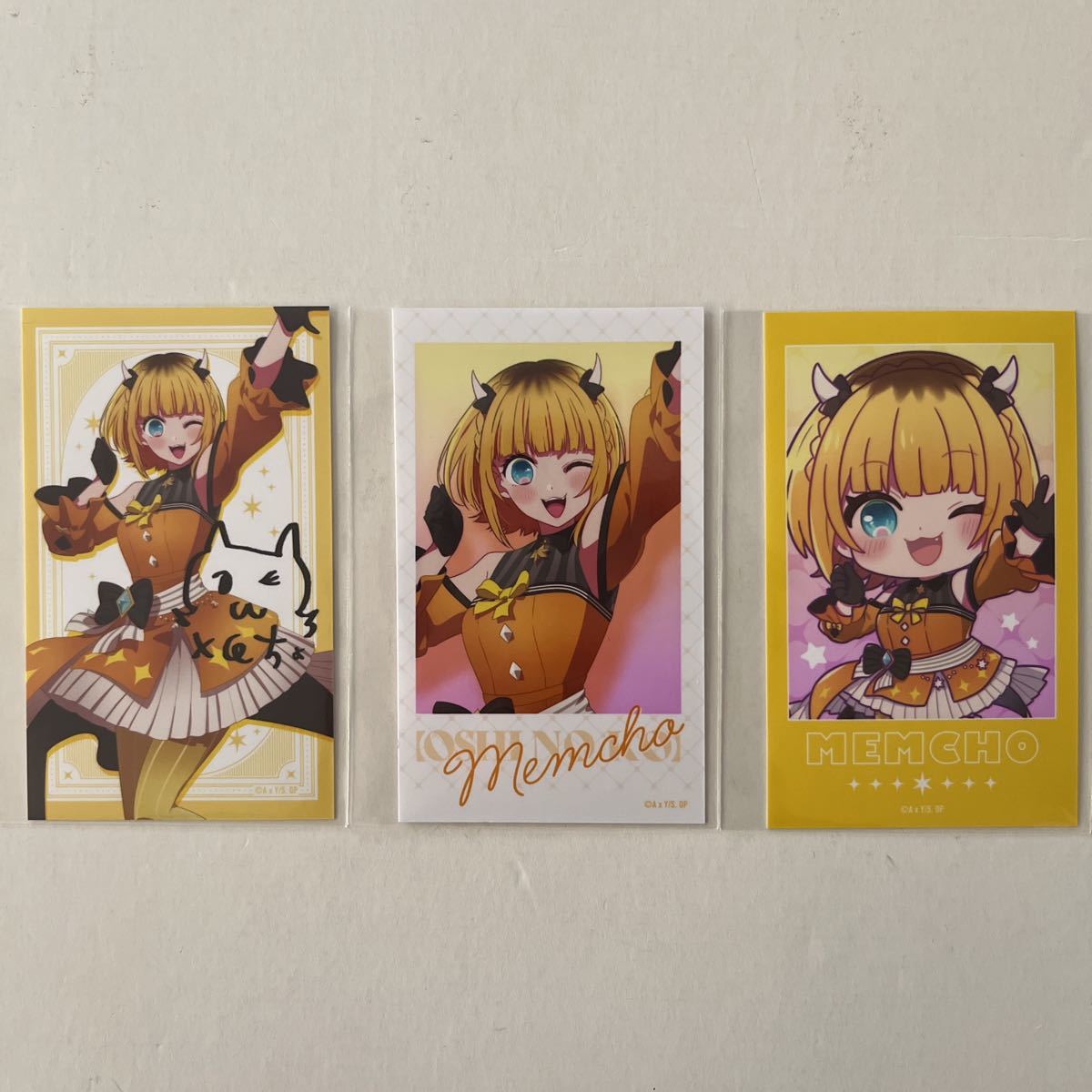 推しの子 推しの子展 ミニブロマイドコレクション Exhibition ver. MEM ちょ 3種類セット拍卖