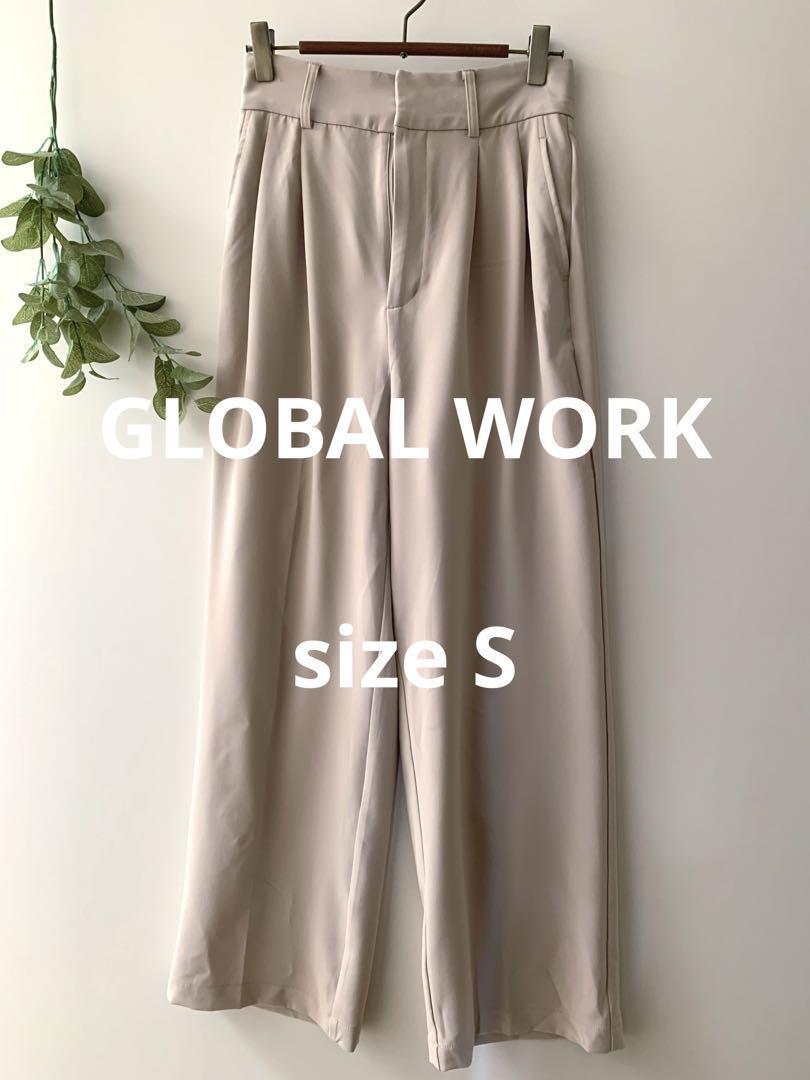 GLOBAL WORK ライトベージュ パンツ 春夏拍卖