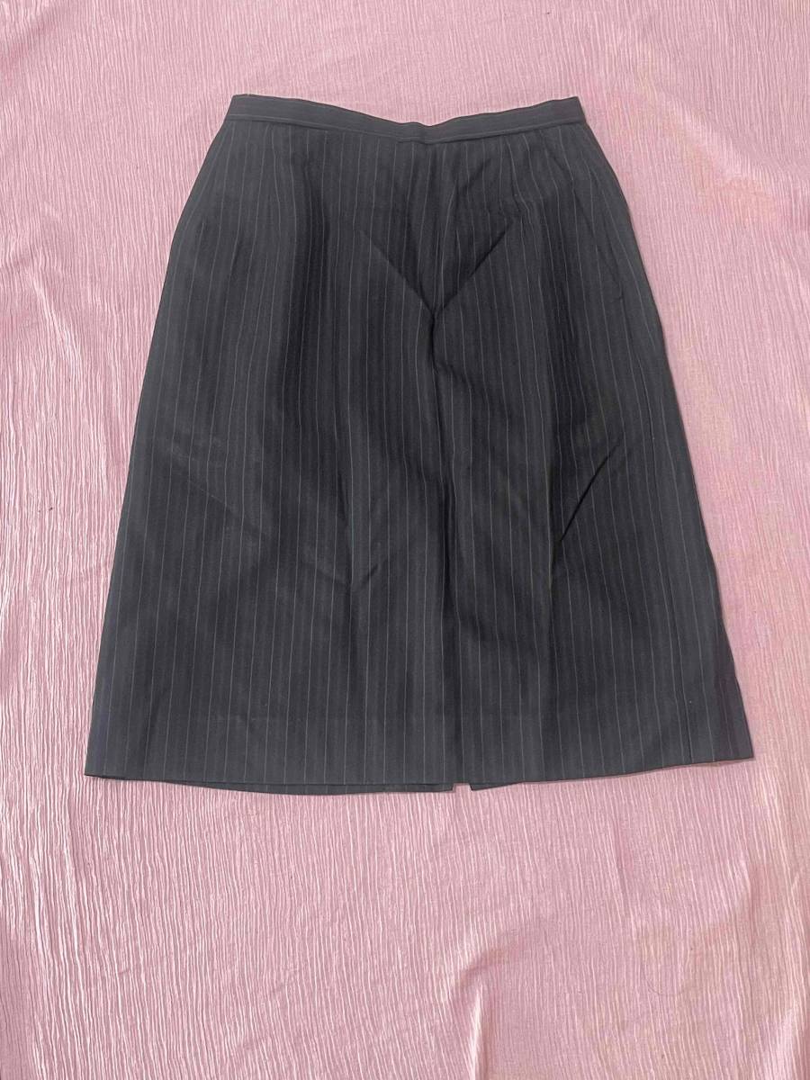 ※Cランク※【中古】BONMAX_7号スカート(ストライプ)AS2244/タイトスカート/Amatir/おしゃれ会社事務服/かわいいOL制服拍卖