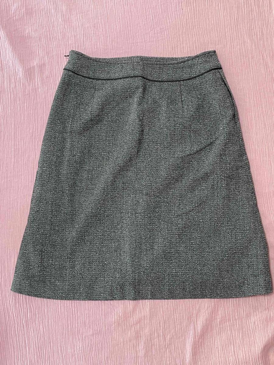 ※Bランク※【中古】SELERY_9号_ツィードスカート_15890/セロリー/おしゃれOL制服/かわいい会社事務服拍卖