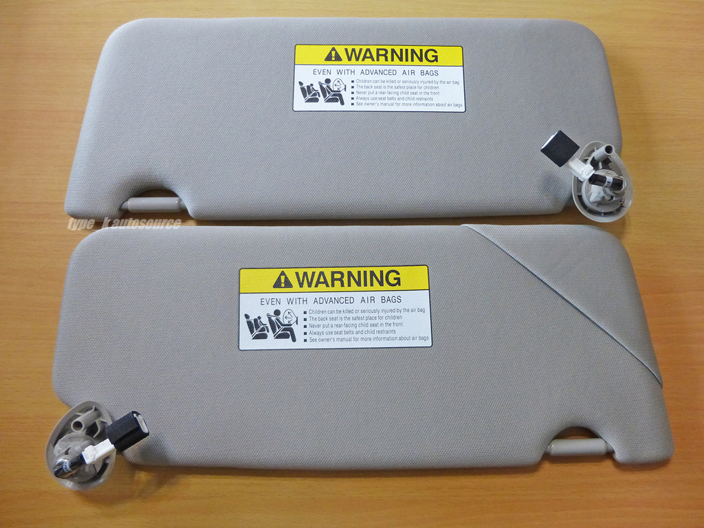 USアキュラ純正 12-14 ACURA TSXルームバイザー サンバイザー Gray 左右USDM北米JDM HONDAホンダACCORDアコード後期CU2 CW2系拍卖