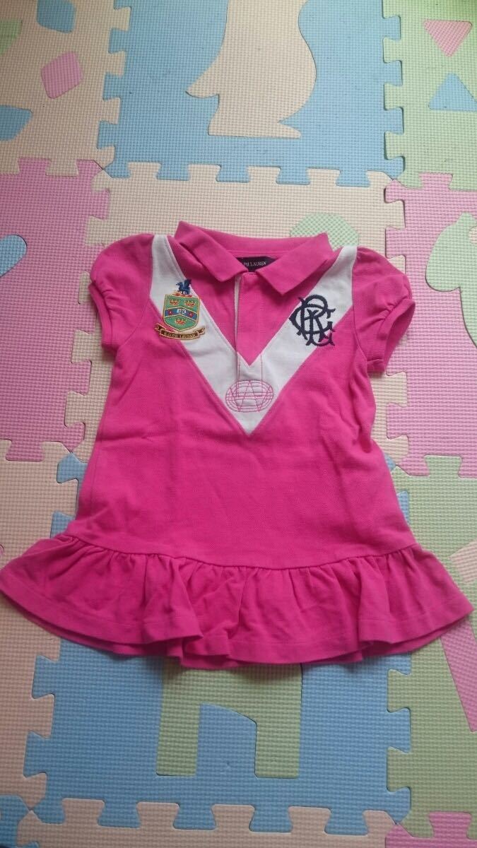 【美品即決!!】とっても可愛いラルフローレンの女の子用ワンピース 90㎝(24M)拍卖