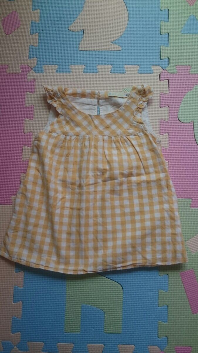 【即決!!】アースミュージックエコロジー 女の子用ノースリーブチュニック 95㎝拍卖