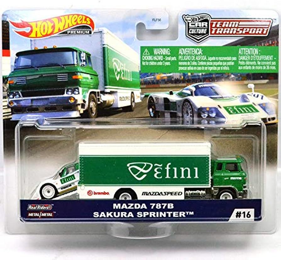 ■ホットウィール■マツダ MAZDA 787B(サクラスプリンター)TEAM TRANSPORT チームトランスポート SAKURA SPRINTER Hot Wheels拍卖