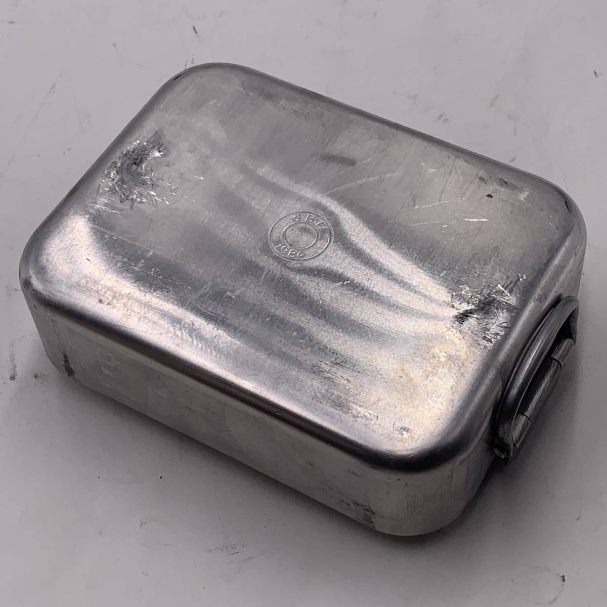 【即納】フランス軍 M52 メスキット 飯盒 1984 キャンプ アウトドア 中古 07拍卖