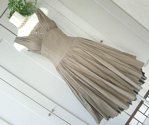 未着 スコットクラブ ワンピース プリーツ加工 フレア レース 日本製 送料無料拍卖