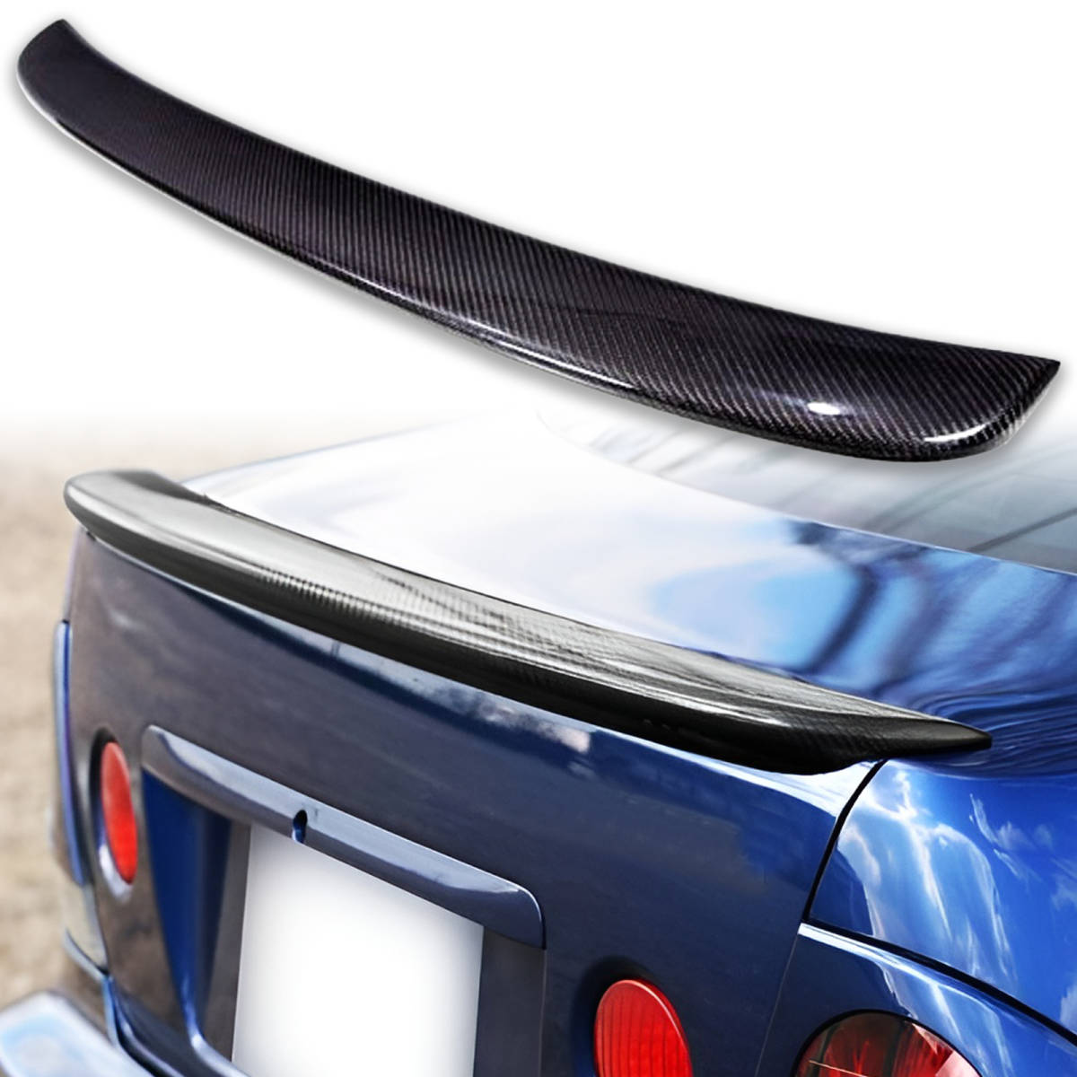 トヨタ用 アルテッツァ 初代 E10型用 カーボン リア トランク スポイラー FRP製 1998-2005 TM TS-51102拍卖