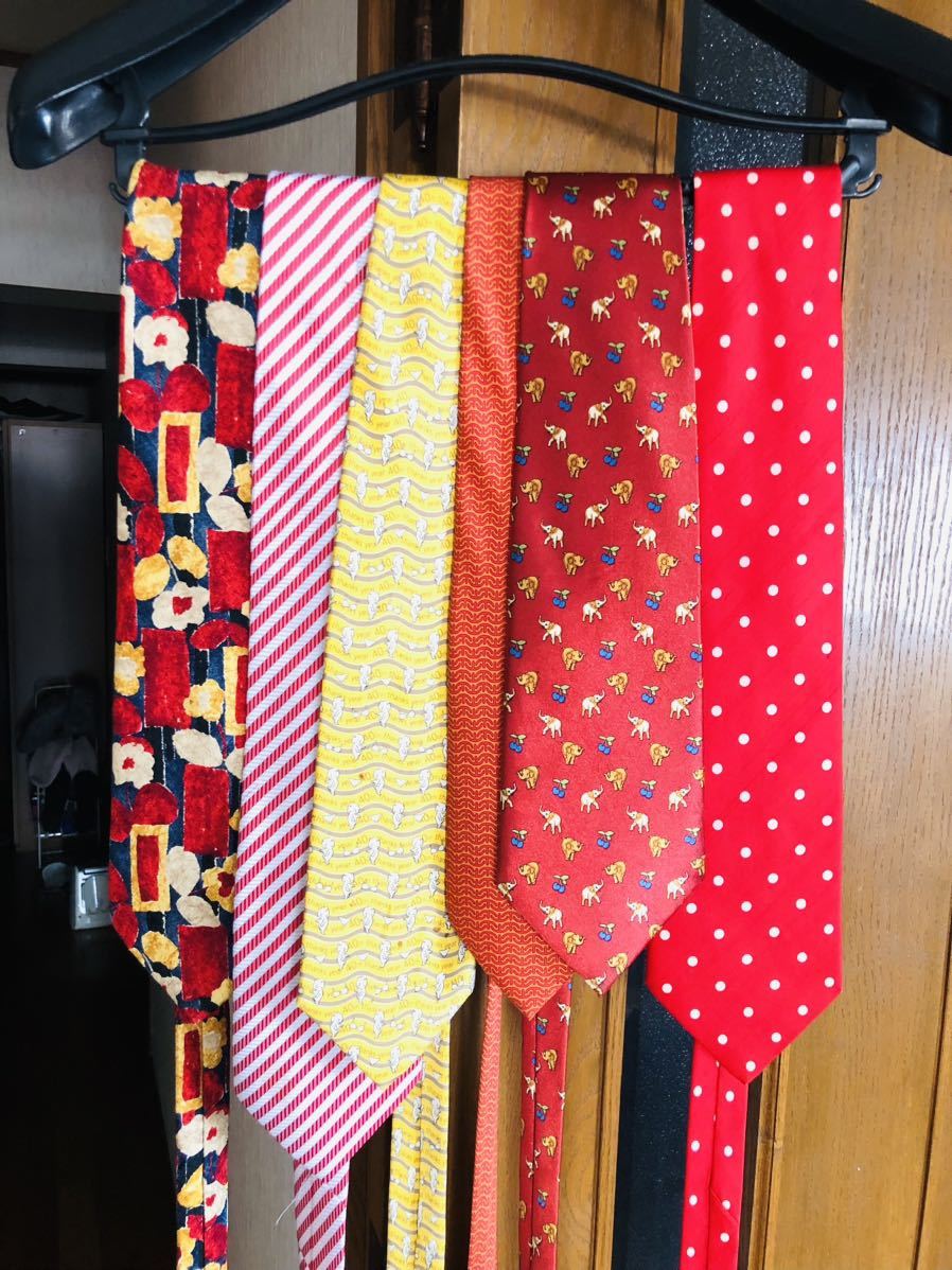 エルメス・クリスチャンディオール・トルサルディー ネクタイチェック柄 ストライプ 総柄 柄 小紋柄 いろいろ拍卖