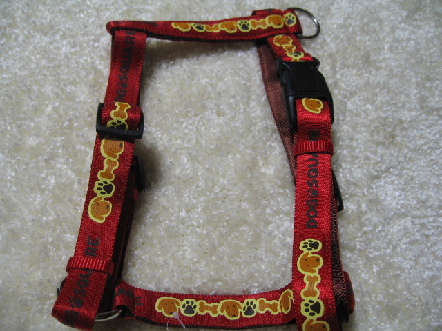 ★同梱お得★大型犬胴輪-№3・DOGSQAREソフト・レッド♪拍卖
