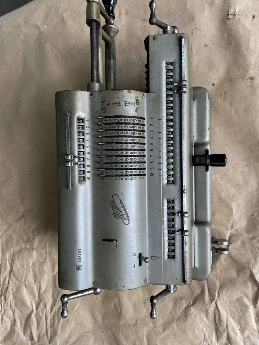 TIGER 計算機 手回し 昭和レトロ アンティーク拍卖