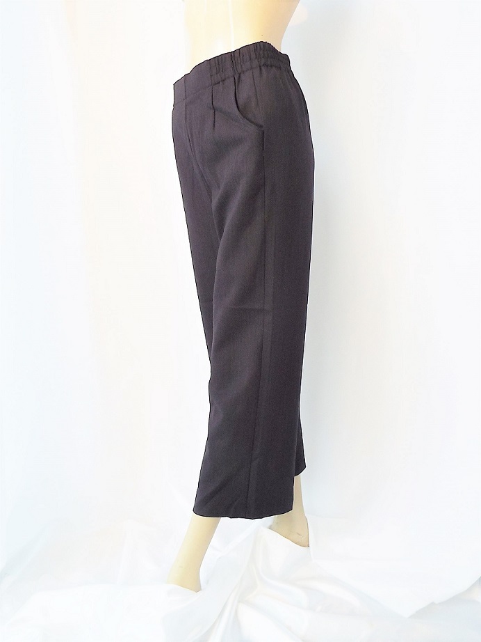 Daly Bottom Market グレー Mサイズ ヘリンボーンワイドパンツ ポリエステル40%,ウール30%,レーヨン25%,ポリウレタン5% 新品 日本製拍卖