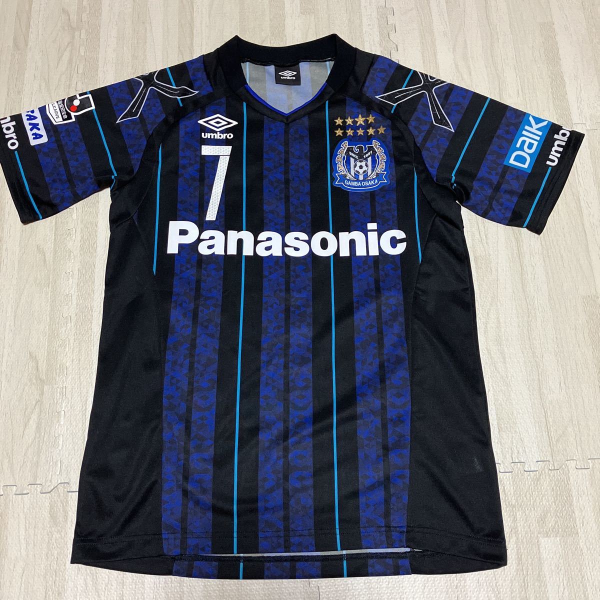 正規品 2017 ガンバ大阪 ユニフォーム アンブロ 遠藤保仁 SS-S拍卖