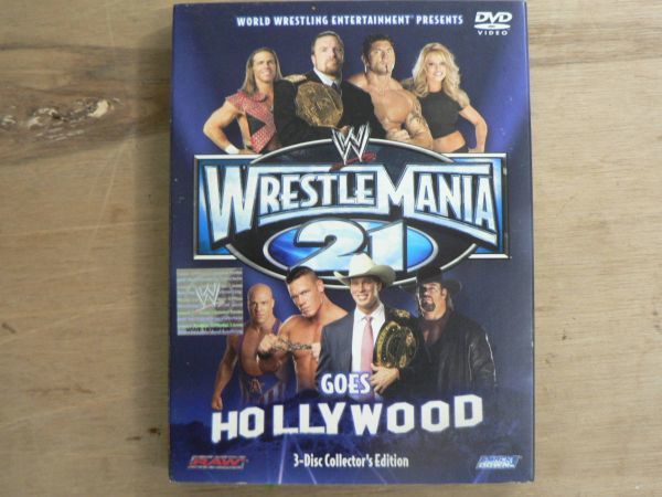 s DVD WWE レッスルマニア WrestleMania 21 3枚組拍卖